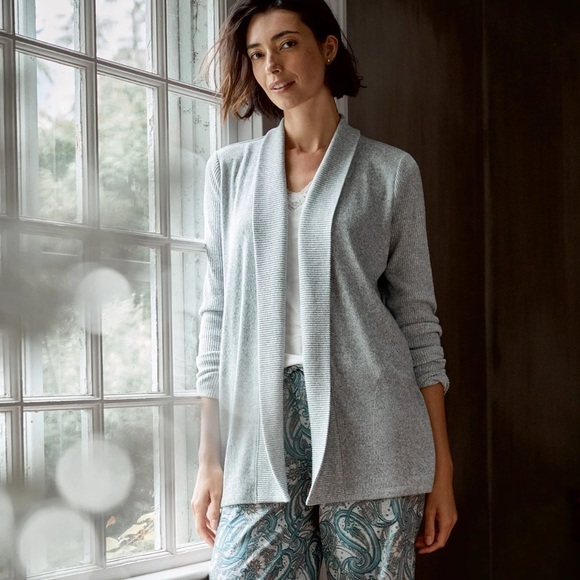 Haven Well Within Sweaters - Haven Well Within Marled Knit Open Front Cardigan